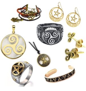 Accesorios, joyas y bisutería celta.