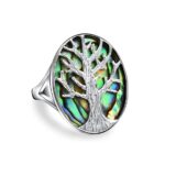 Tienda de anillos celtas con el árbol de la vida.