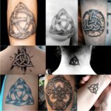 Tatuajes de triqueta celta para mujer y hombre.