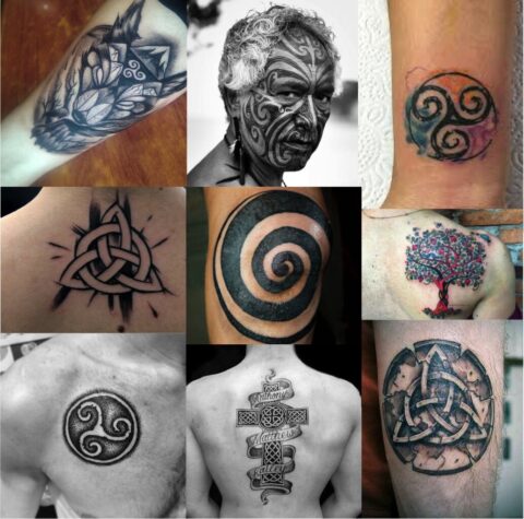 Símbolos celtas y tatuajes celtas.