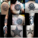 Tatuajes con la estrella celta para hombre y mujer.
