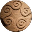 Pentakel: variación del símbolo celta triskel.